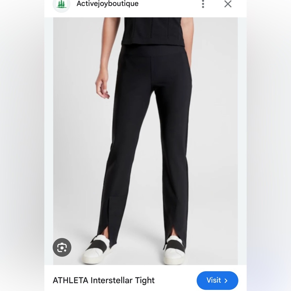 🏃‍♀️🏃‍♀️ NWT ♥️ ATHLETA ♥️Interstellar Tight - Black - Size 8 Tall 🏃‍♀️🏃‍♀️